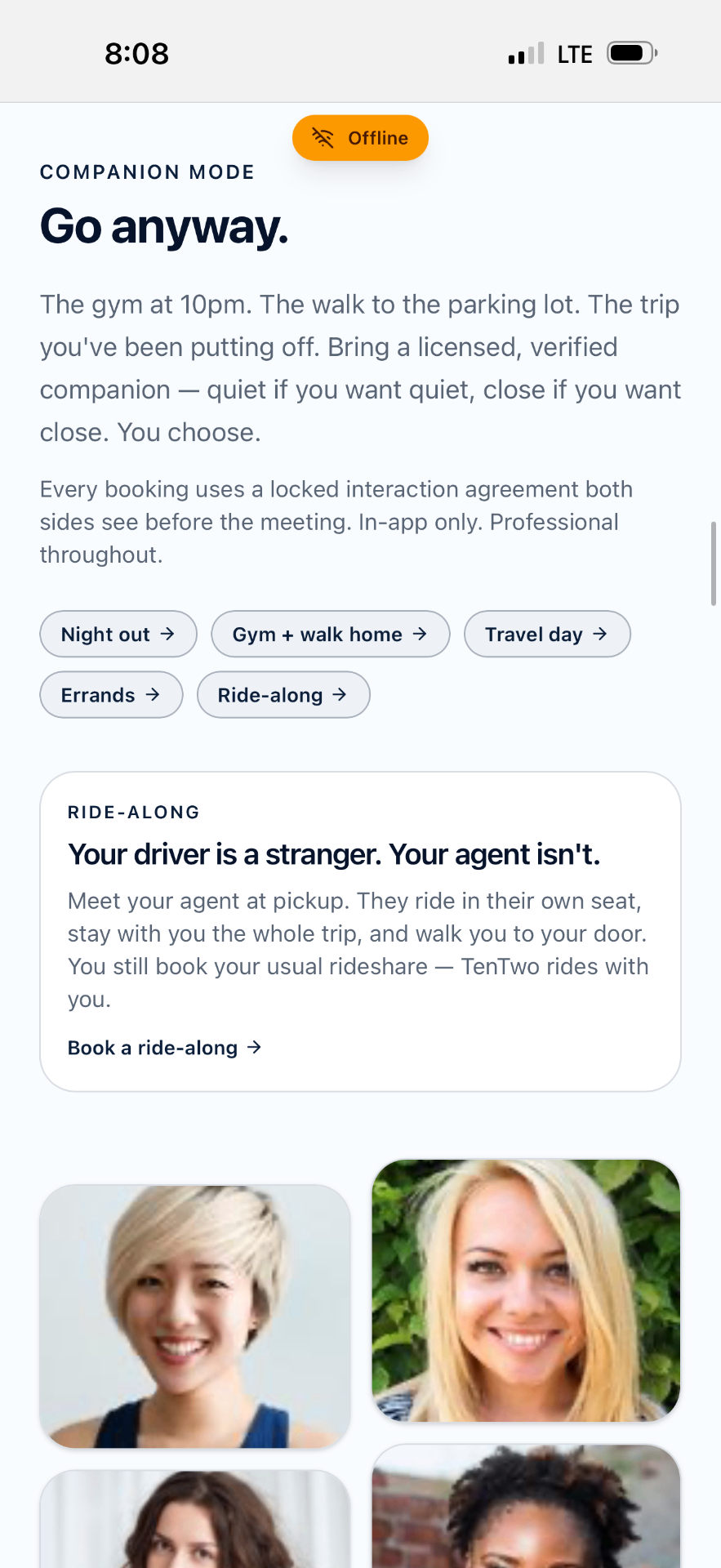 Companion Mode — go anyway
